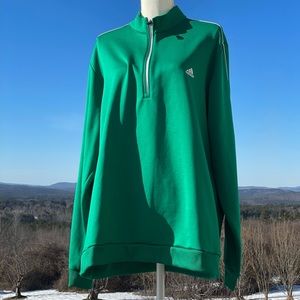 Adidas French Terry 1/4 Zip Golf Top, Mens XL
